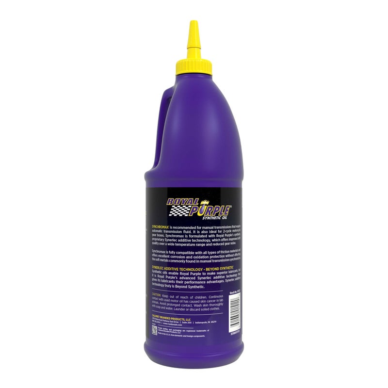 Royal Purple 01512 Synchromax Manual Transmission Fluid Pack of 2 Quarts - Image 2